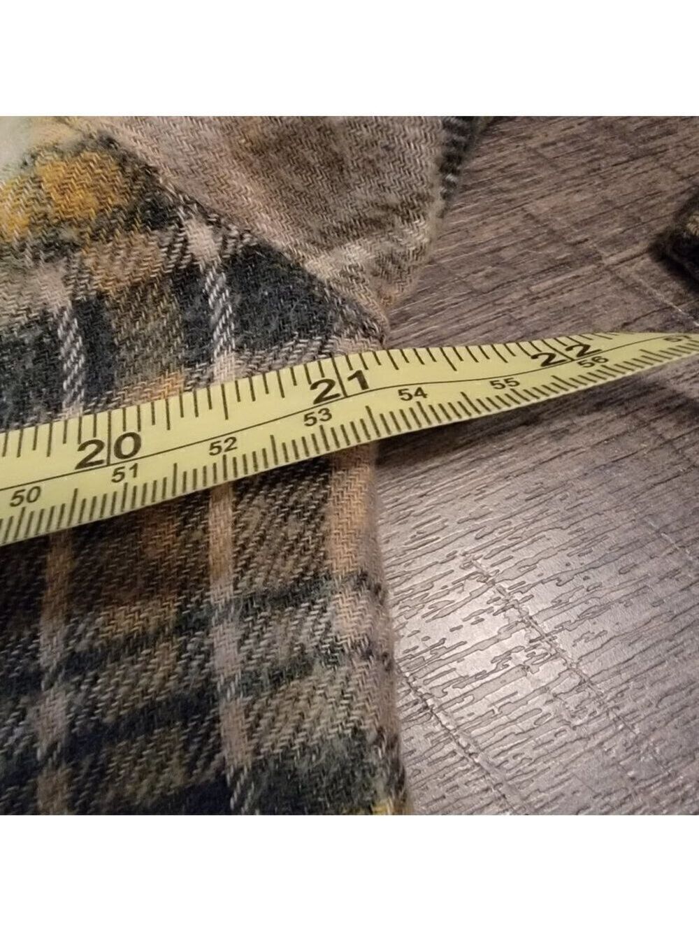 Custom Junk Gypsy Vintage flannel/tablecloth duster. Snap Front. Size LG/XL. - Picture 5 of 7